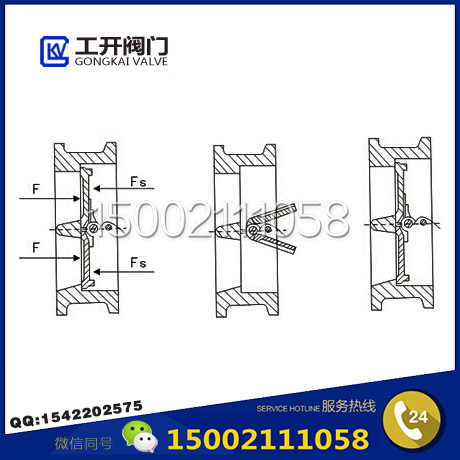 H76J衬胶止回阀结构图