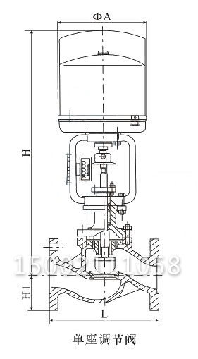 ZAZP电动调节阀结构图