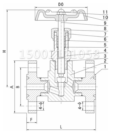 J43W-25P结构尺寸