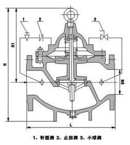 300X缓闭式止回阀结构尺寸