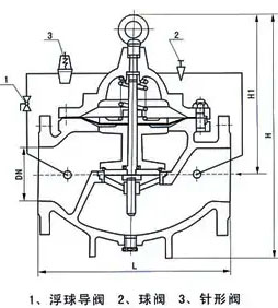 200X减压阀结构尺寸