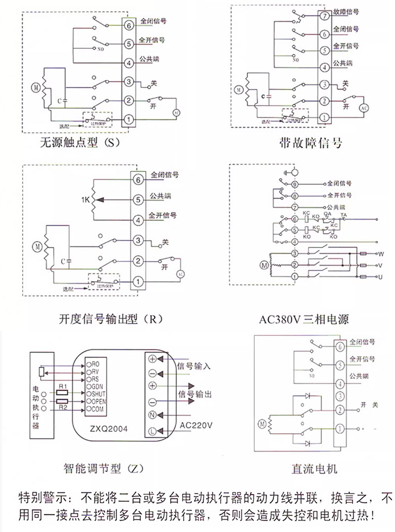 电动高真空蝶阀电路接线图