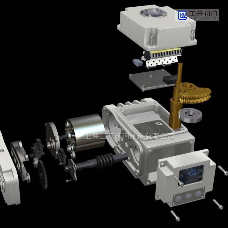 精小型电动执行器内部结构图_分解图